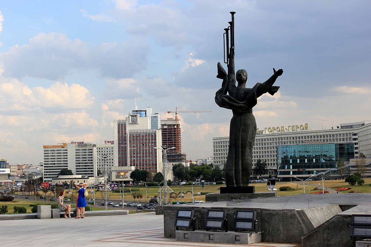 A view from the Museum of the Great Patriotic War in Minsk