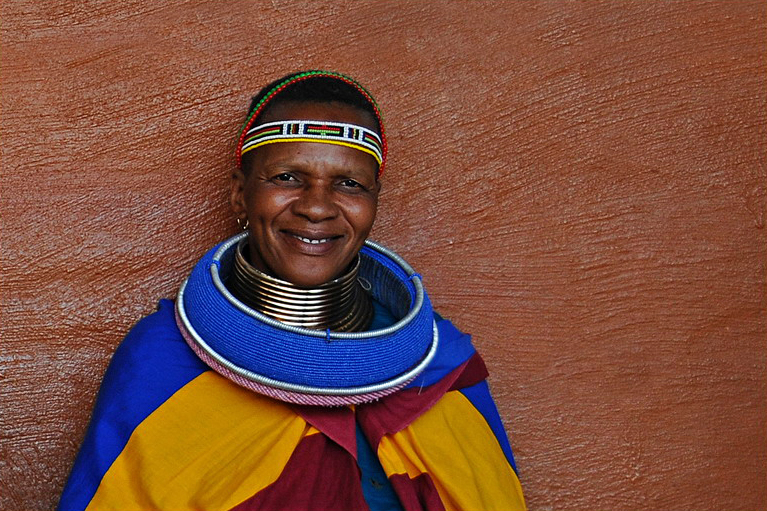 An Ndebele woman