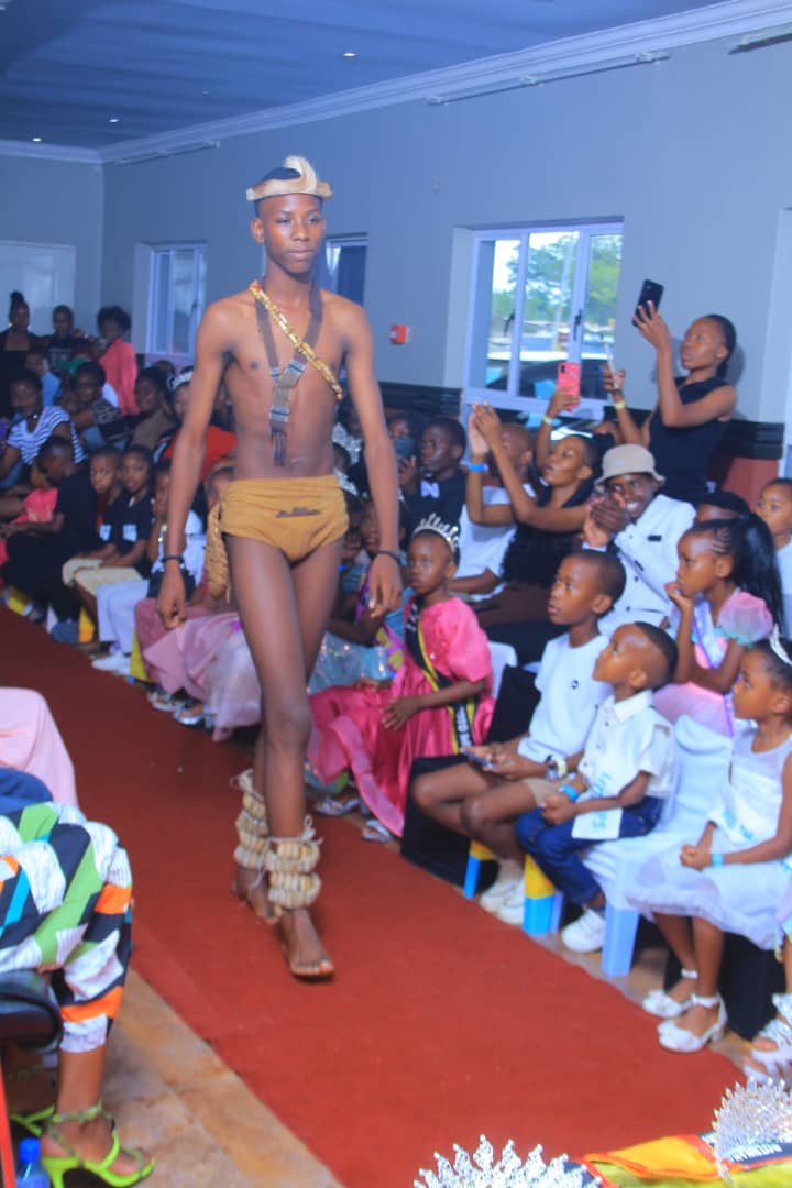 Tswana people in traditional dress