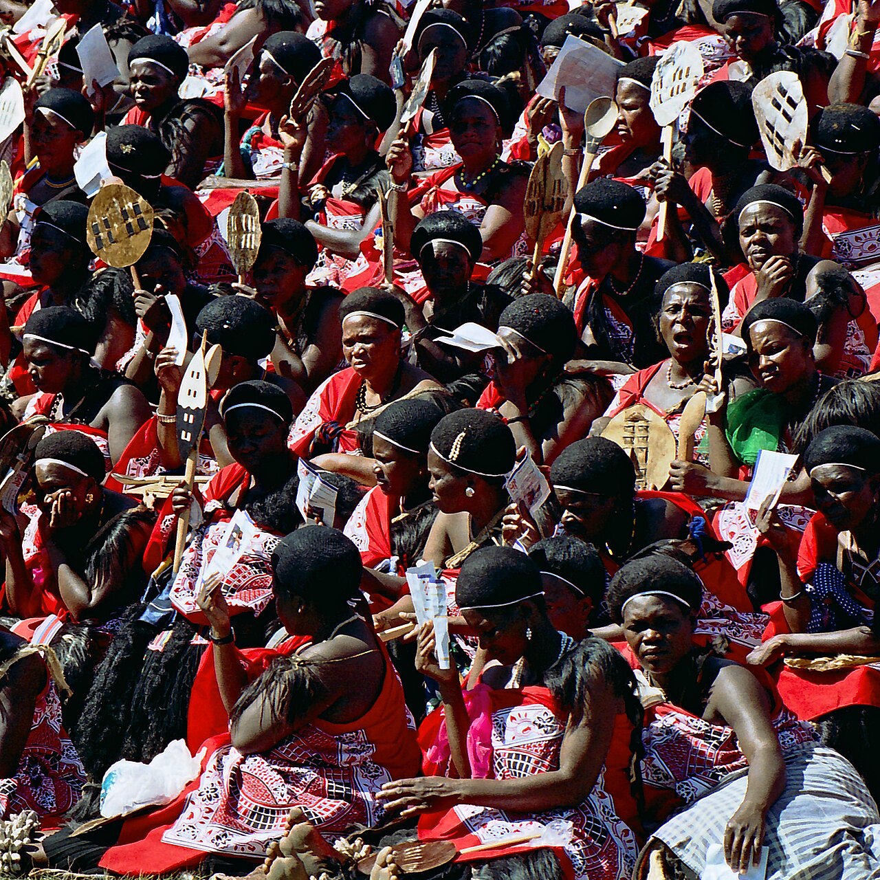Swazi women at the King's birthday