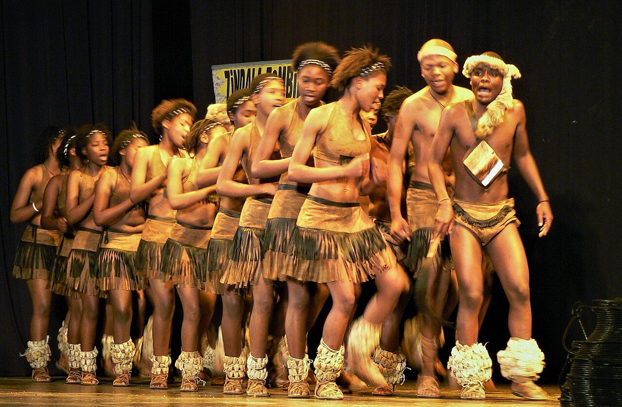 Tswana dancers