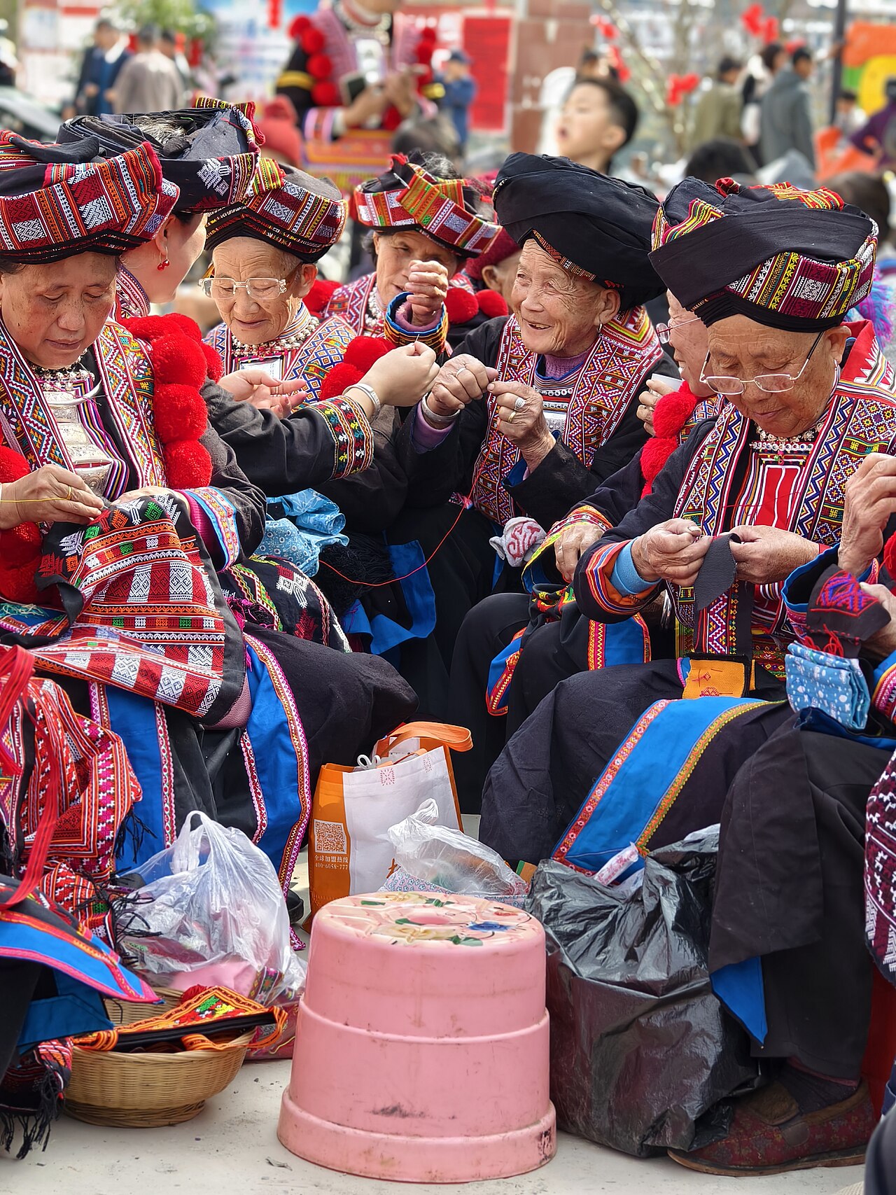 A Yao harvest festival at Nala village