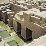 The Temple of Seti I at Abydos, one of the finest surviving temples of ancient Egypt.