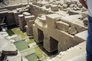 The Temple of Seti I at Abydos, one of the finest surviving temples of ancient Egypt.