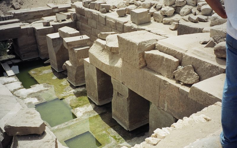 The Temple of Seti I at Abydos, one of the finest surviving temples of ancient Egypt.
