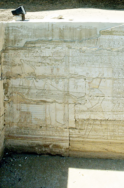 The Osireion, a mysterious water-filled cenotaph behind the temple of Abydos.
