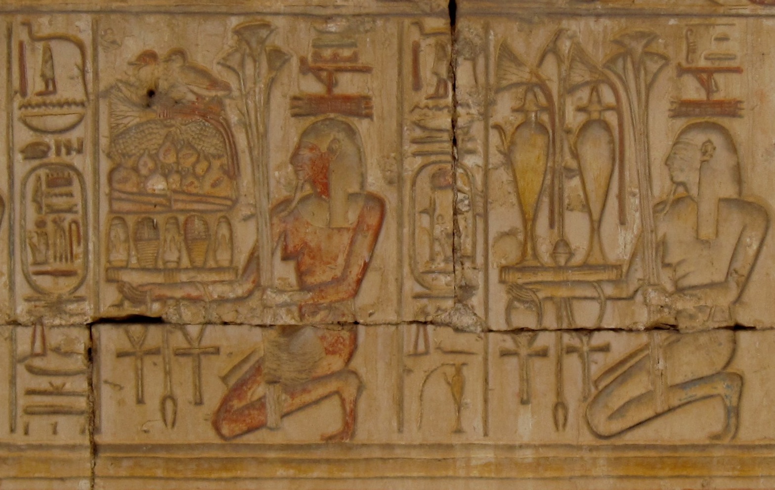 The nearby temple built by Ramesses II at Abydos.