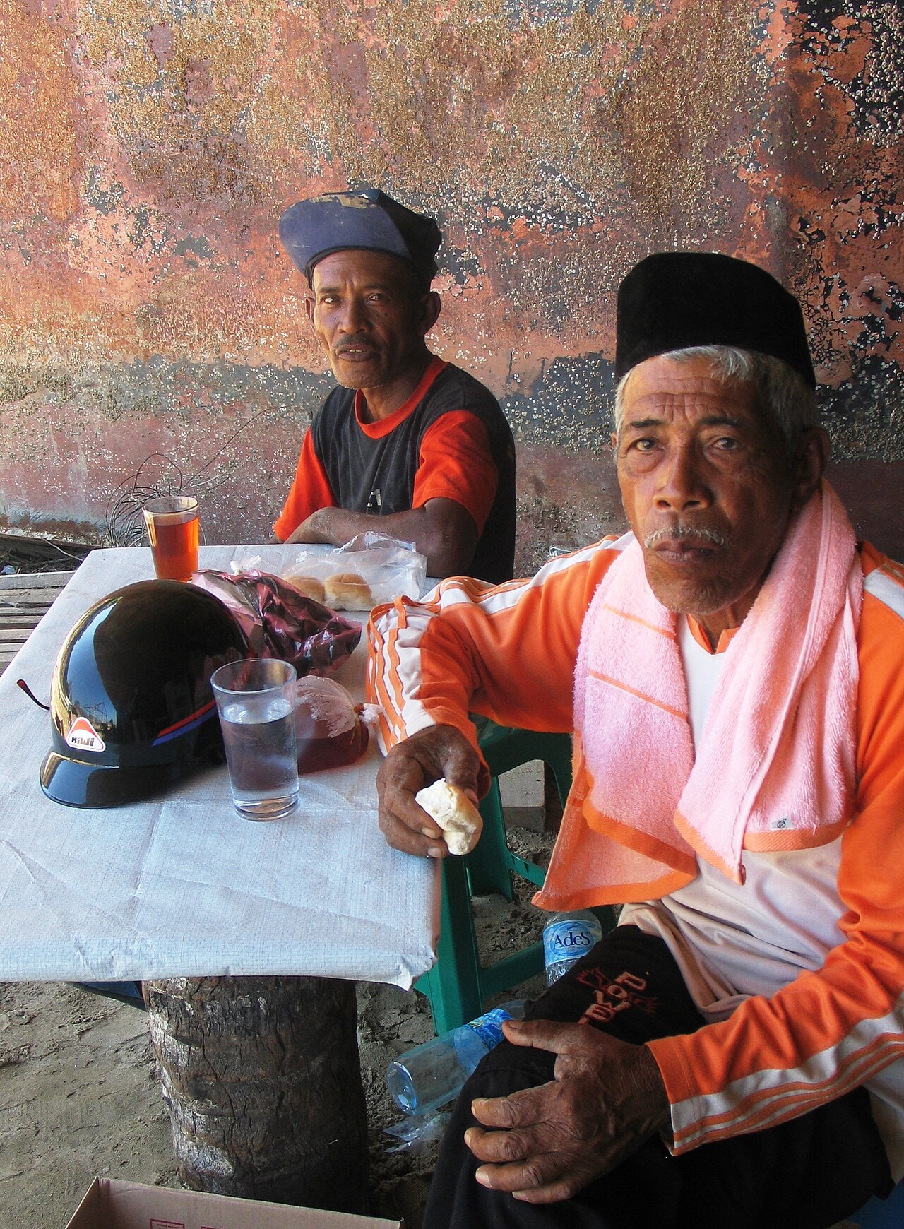 A traditional coffee shop in Banda Aceh, home of a famous coffee culture