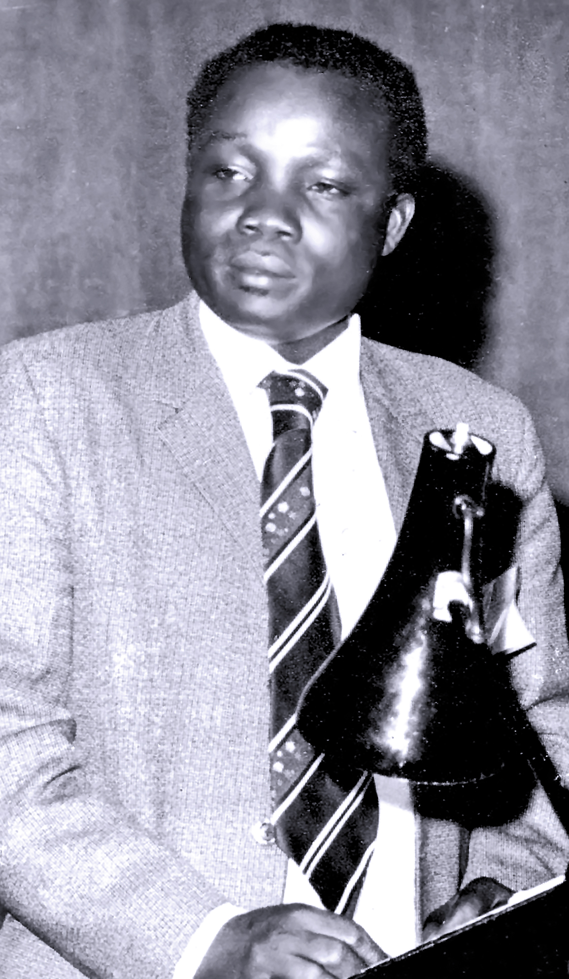 An Acholi man; the people speak Acholi, a Southern Luo language.