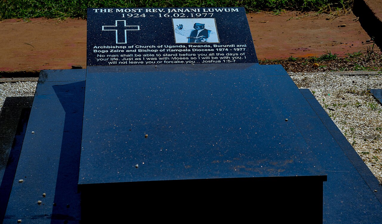 The burial site of Archbishop Janani Luwum, an Acholi Christian martyr.
