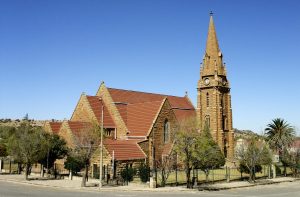 A Dutch Reformed church at Winburg; Calvinism has long shaped Afrikaner identity.