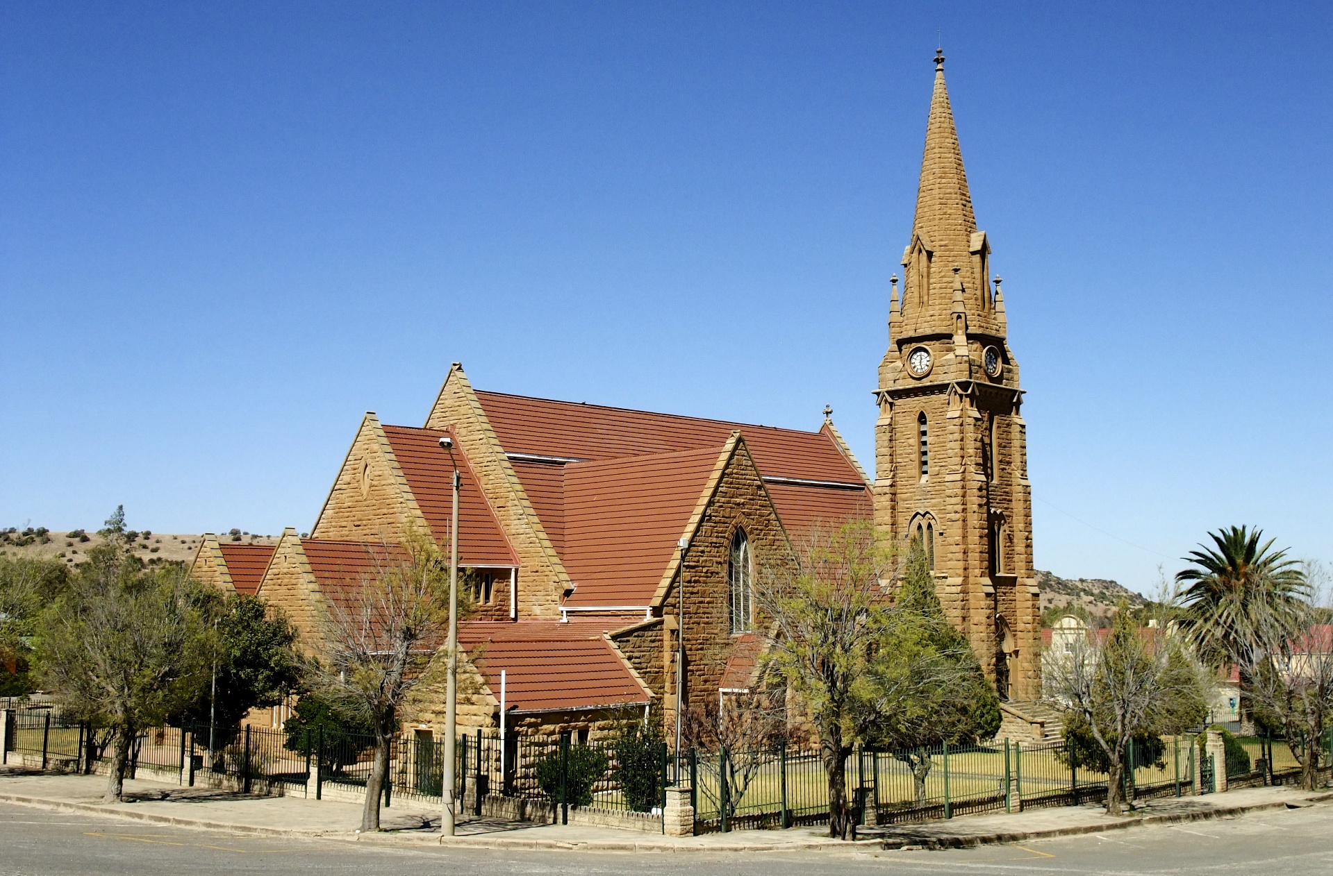 A Dutch Reformed church at Winburg; Calvinism has long shaped Afrikaner identity.