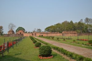 The Kareng Ghar, palace of the Ahom kings at Garhgaon