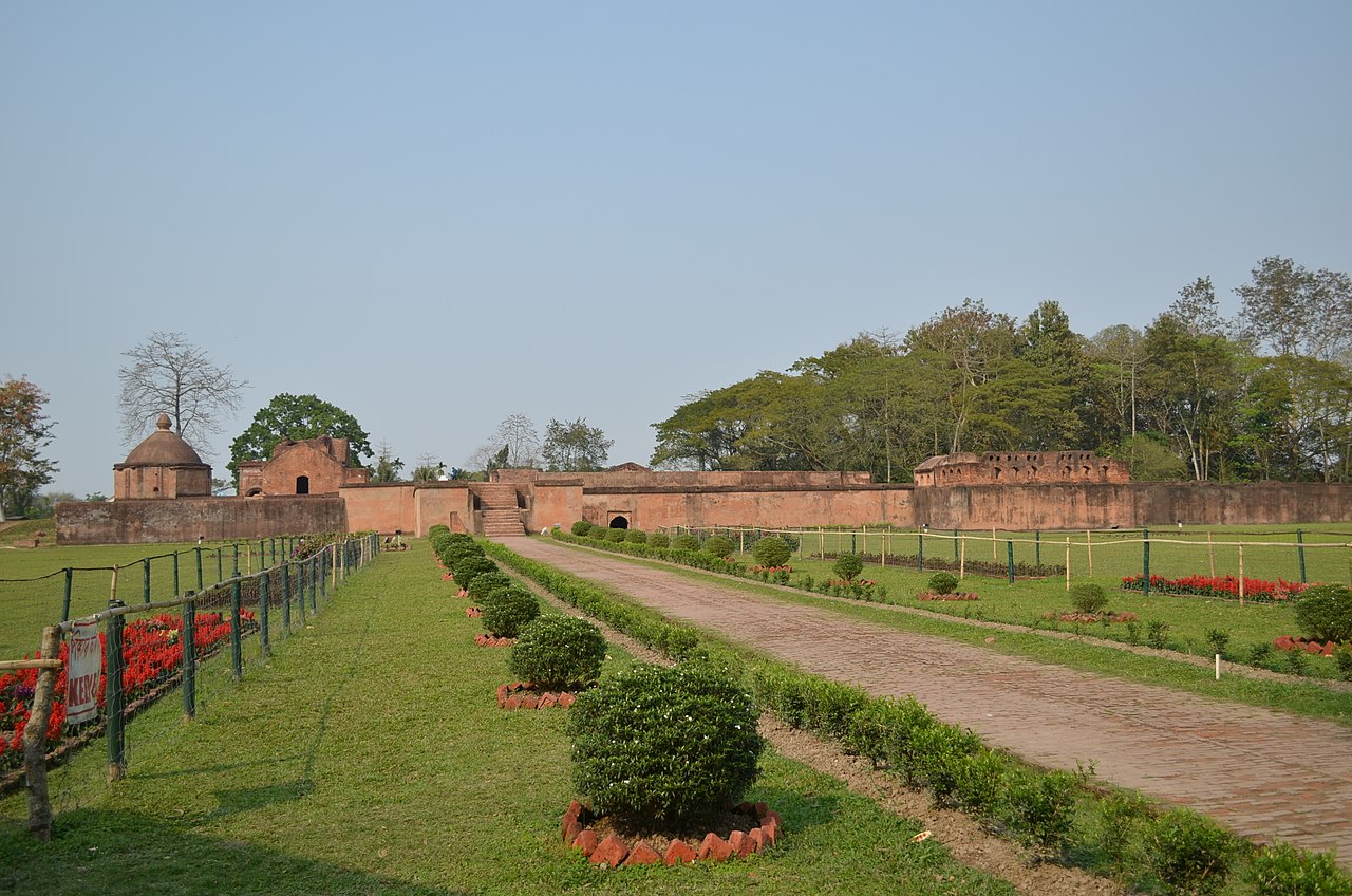 The Kareng Ghar, palace of the Ahom kings at Garhgaon