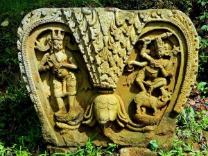 Sculptures of the Ahom kingdom, heirs of a Tai people from the east
