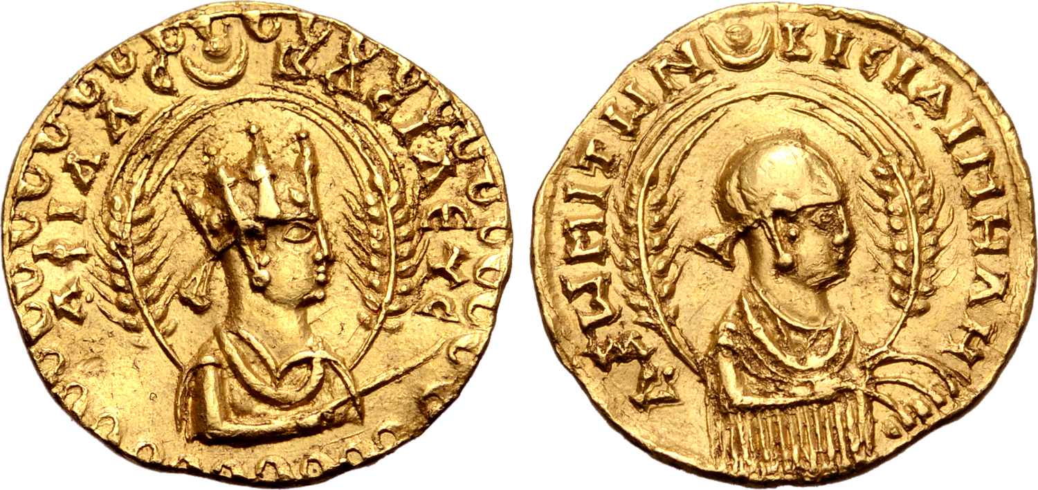 An ancient Aksumite coin, from one of the first African states to mint its own currency.