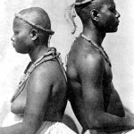 A Great Andamanese couple, from the indigenous peoples of the Andaman Islands