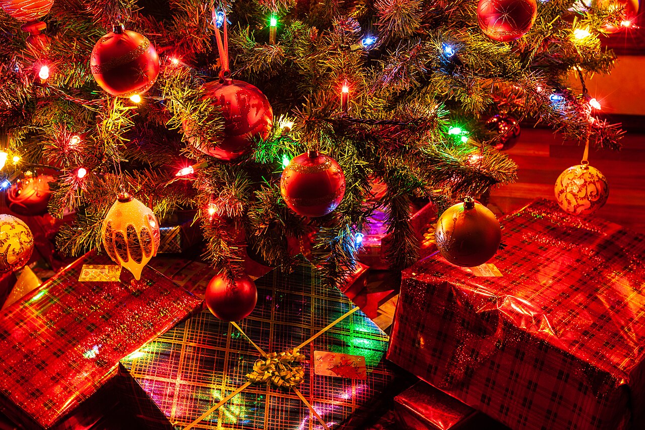 A Christmas tree; Christmas is the great festival of the Anglo-Indians