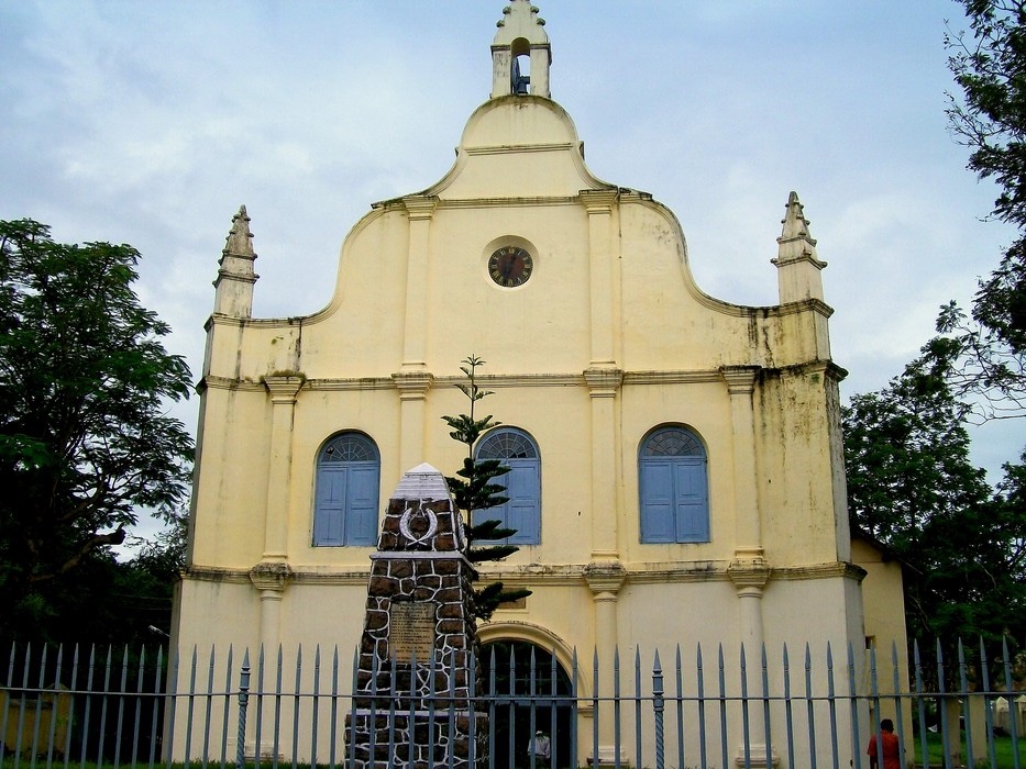 A colonial-era church; the Anglo-Indians are a Christian community