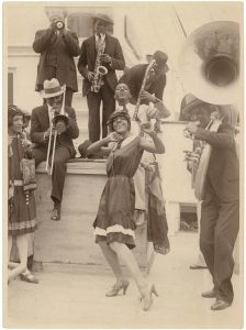 A dance band; the Anglo-Indians are known for their love of music and dance