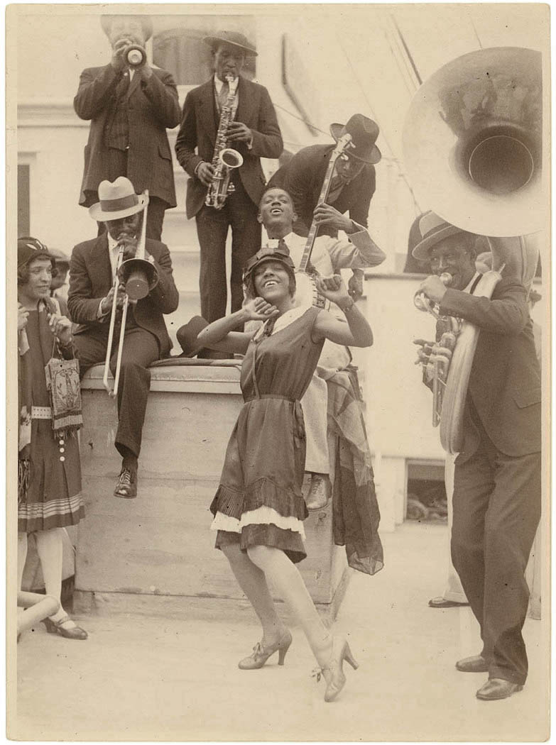 A dance band; the Anglo-Indians are known for their love of music and dance