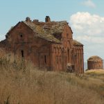 The medieval Cathedral of Ani, the finest surviving monument of the ruined Armenian city.