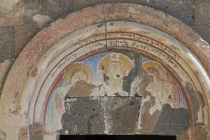 The frescoed Church of Saint Gregory, built by the merchant Tigran Honents at Ani.