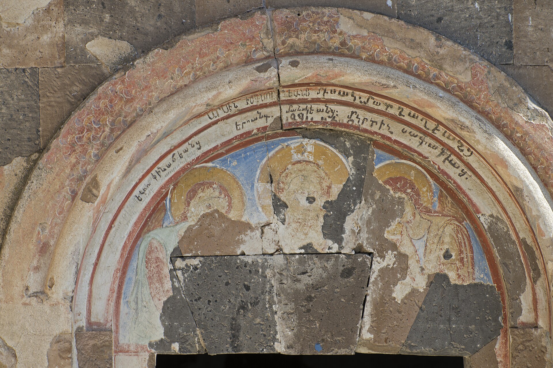 The frescoed Church of Saint Gregory, built by the merchant Tigran Honents at Ani.