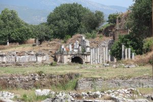 The ancient theatre of Aphrodisias.