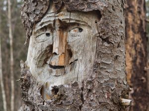 Carved Wooden Craft Sculpture
