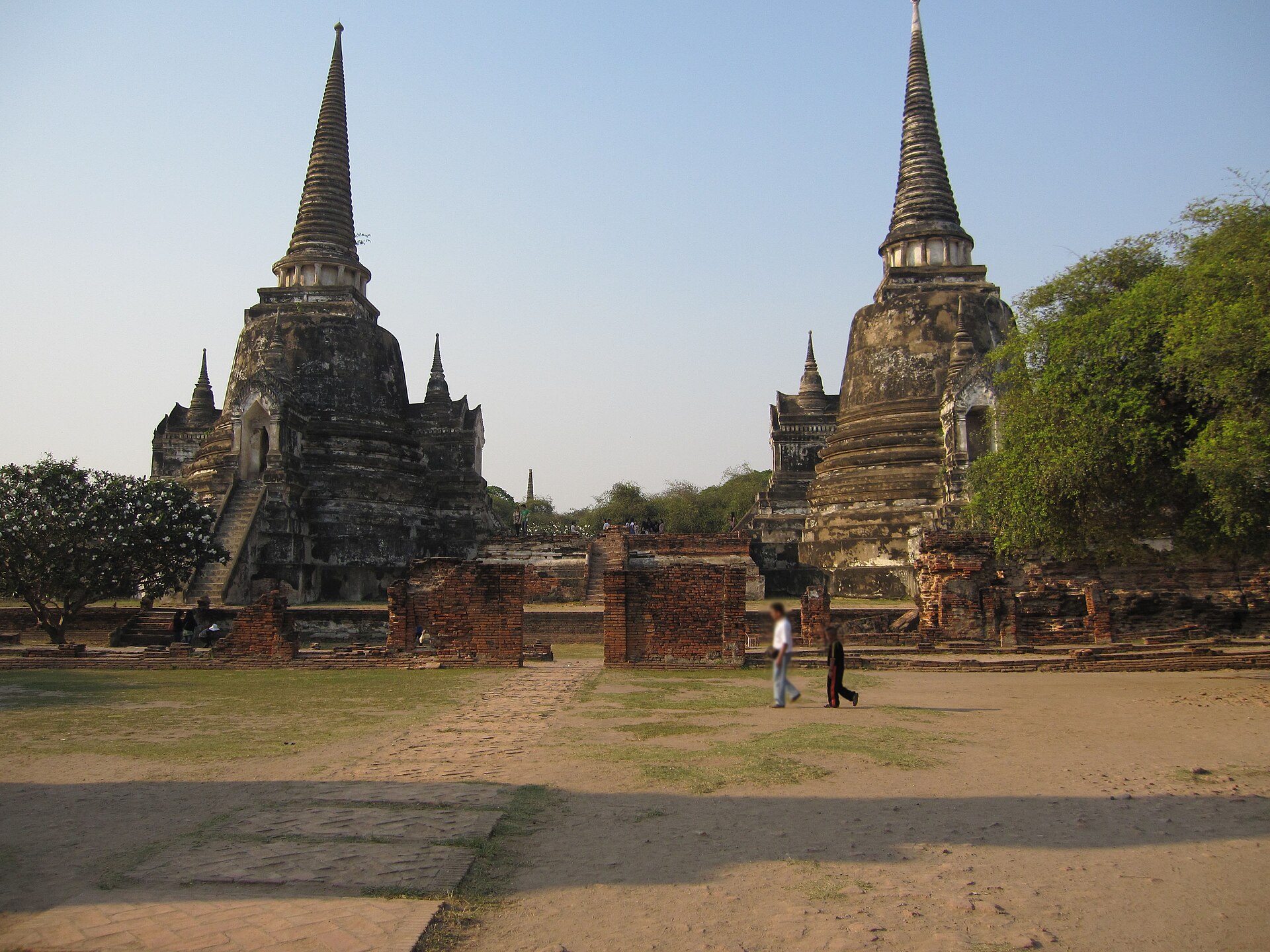 The ruins of Ayutthaya, former capital of Siam, in Thailand.