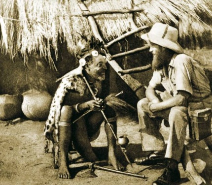 A forest shaman; the Baka honour Jengi, the great spirit of the forest.