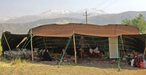Bakhtiari nomads of southwestern Iran, a Lur people of the Zagros mountains.