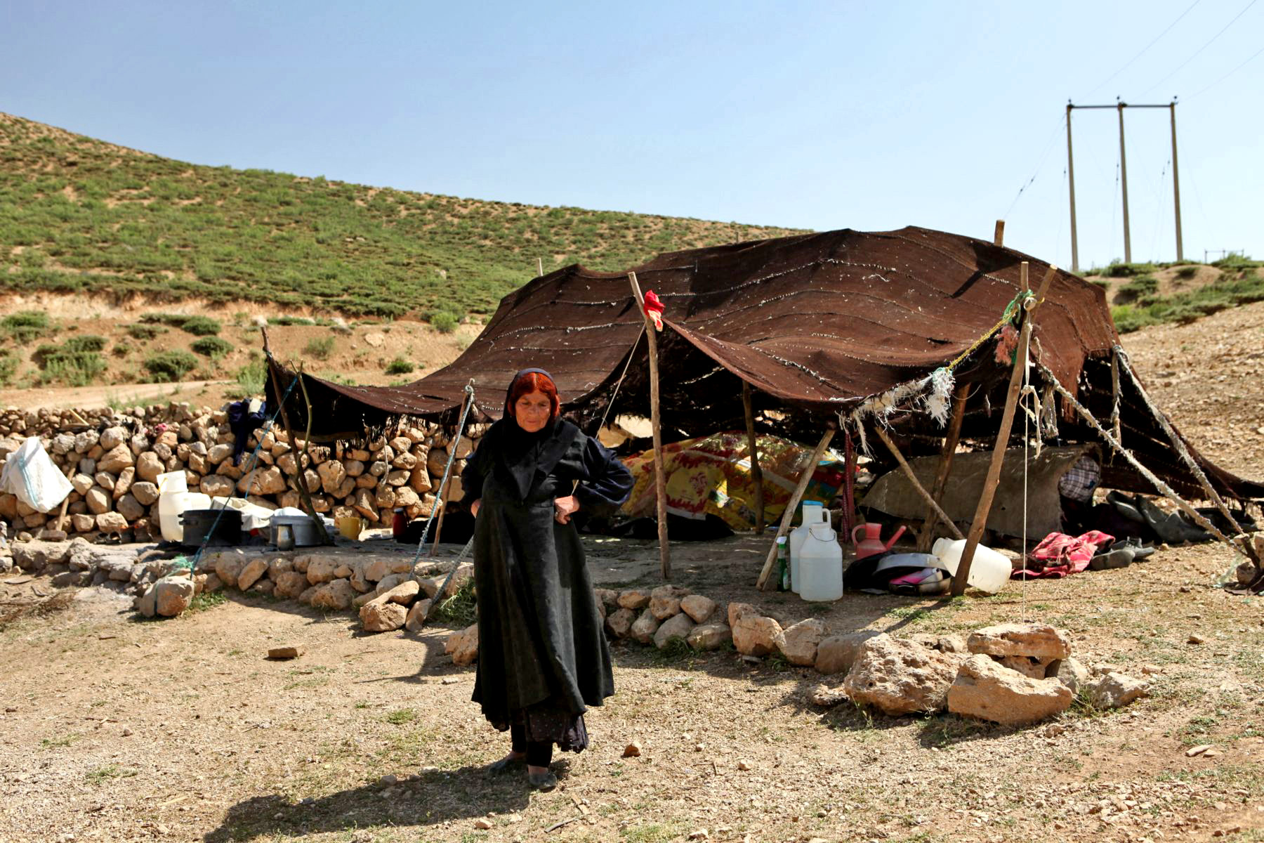 Bakhtiari nomads in Iran; they are among the great tribal confederations of the Zagros.