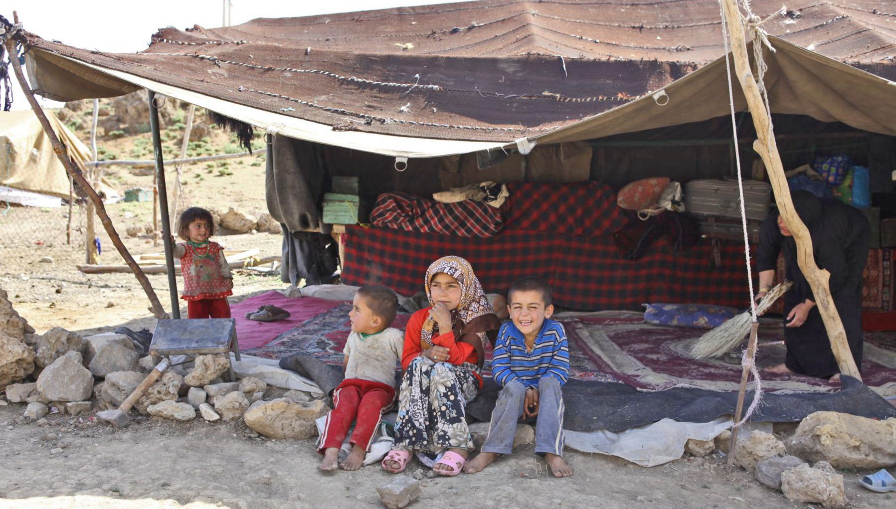 A Bakhtiari tent, the centre of family and tribal life.