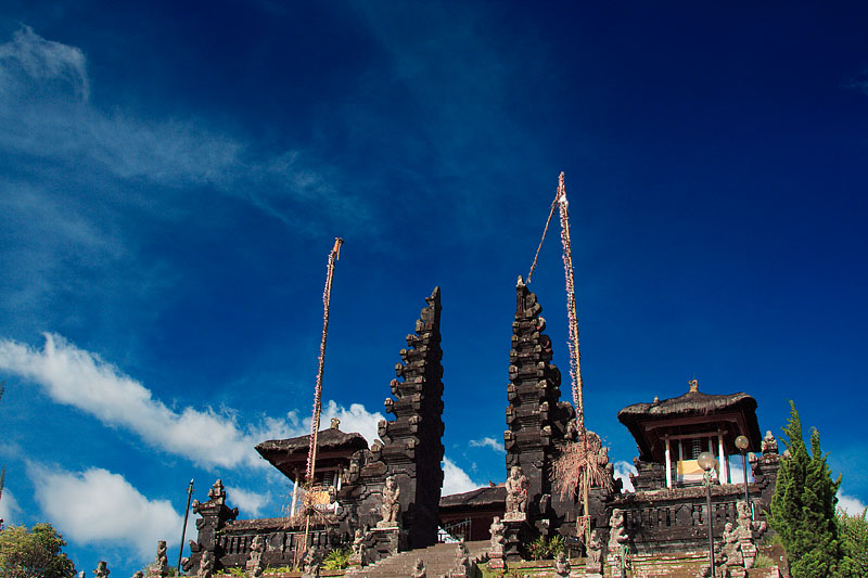 Besakih, the mother temple of the Balinese on the slopes of Mount Agung