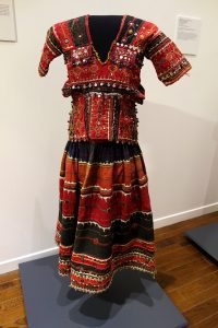 An embroidered Banjara blouse and skirt, showing the famed Lambani needlework