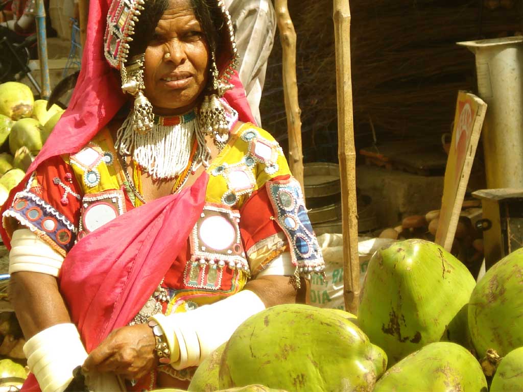 A Lambadi (Banjara) woman of the Deccan