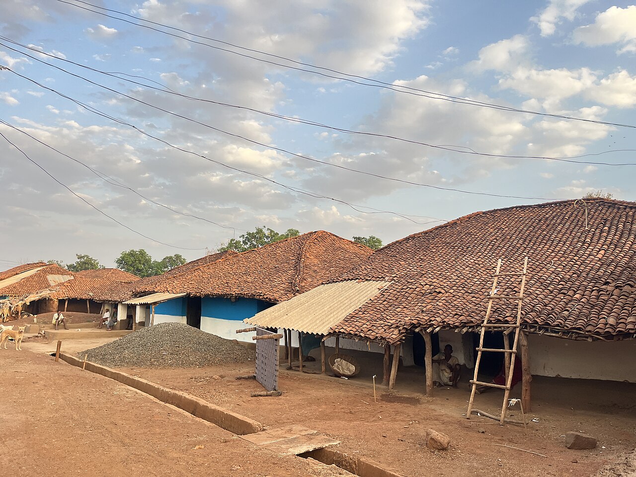 A tanda, the settlement in which many Banjara live today