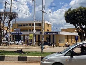 A city-centre street in modern Mbarara, capital of the Ankole region.
