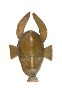 An Akan gold weight; the Baoulé weighed gold dust in the old economy.