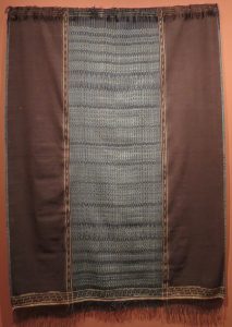 A ceremonial ulos cloth, woven and gifted at Batak rites