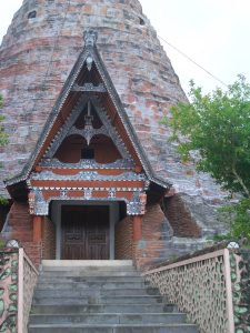 An ornate family tomb on Samosir Island