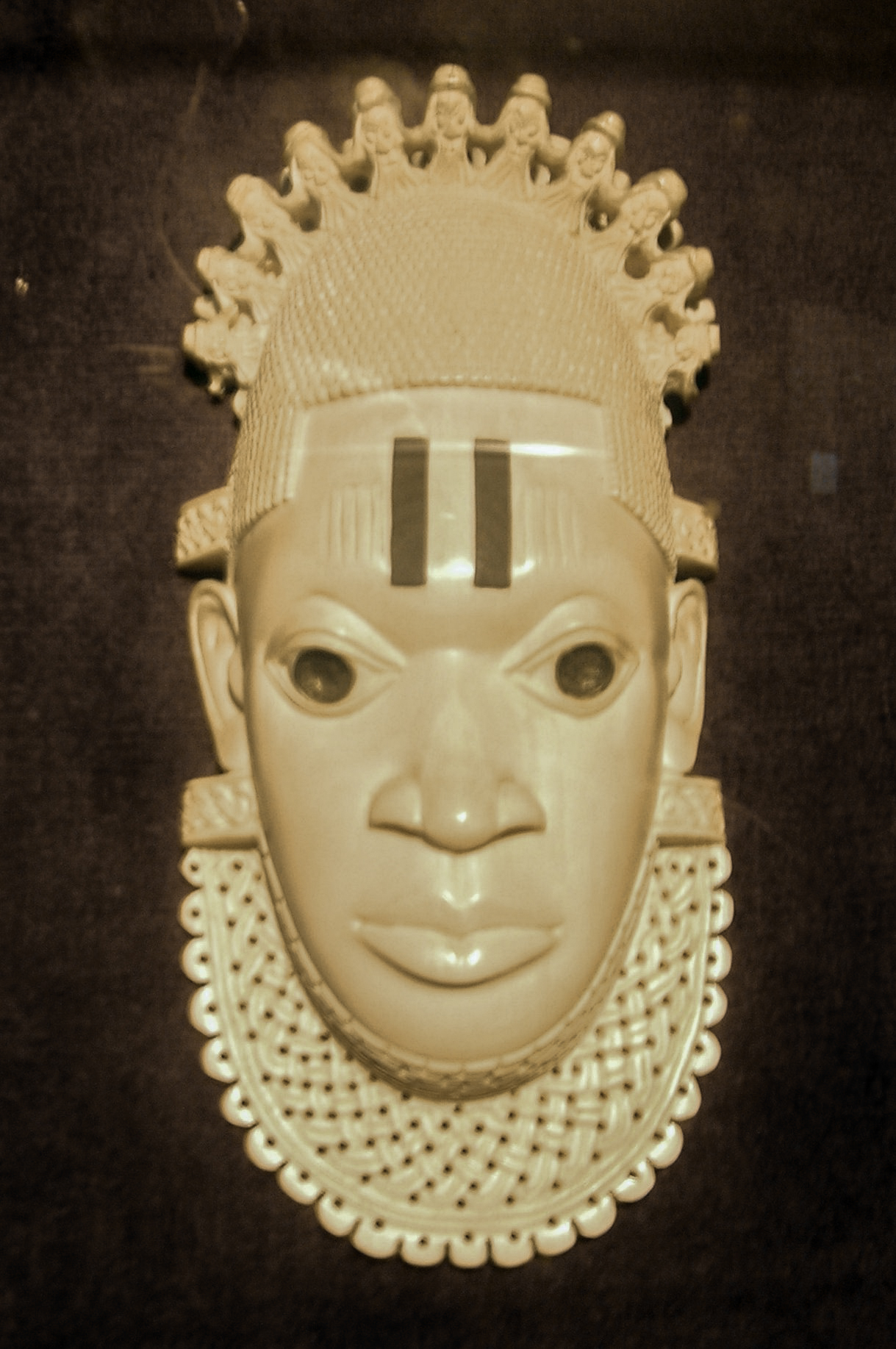 The ivory pendant mask of Queen Mother Idia, an icon of Benin court art