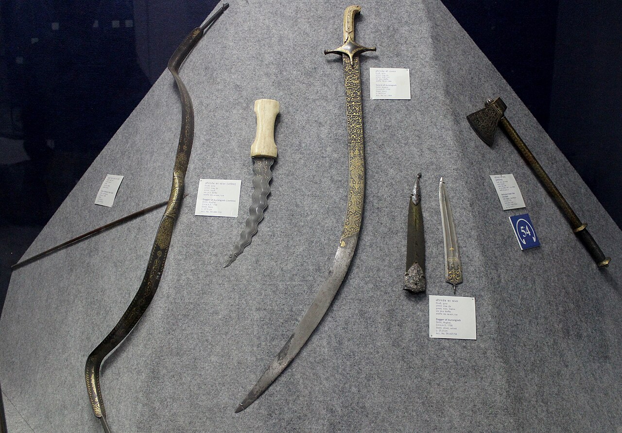 The bow and arrow, the ancient weapon of the Bhil bowmen