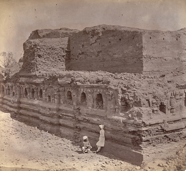Ruins at Nalanda, the ancient seat of learning in Bihar
