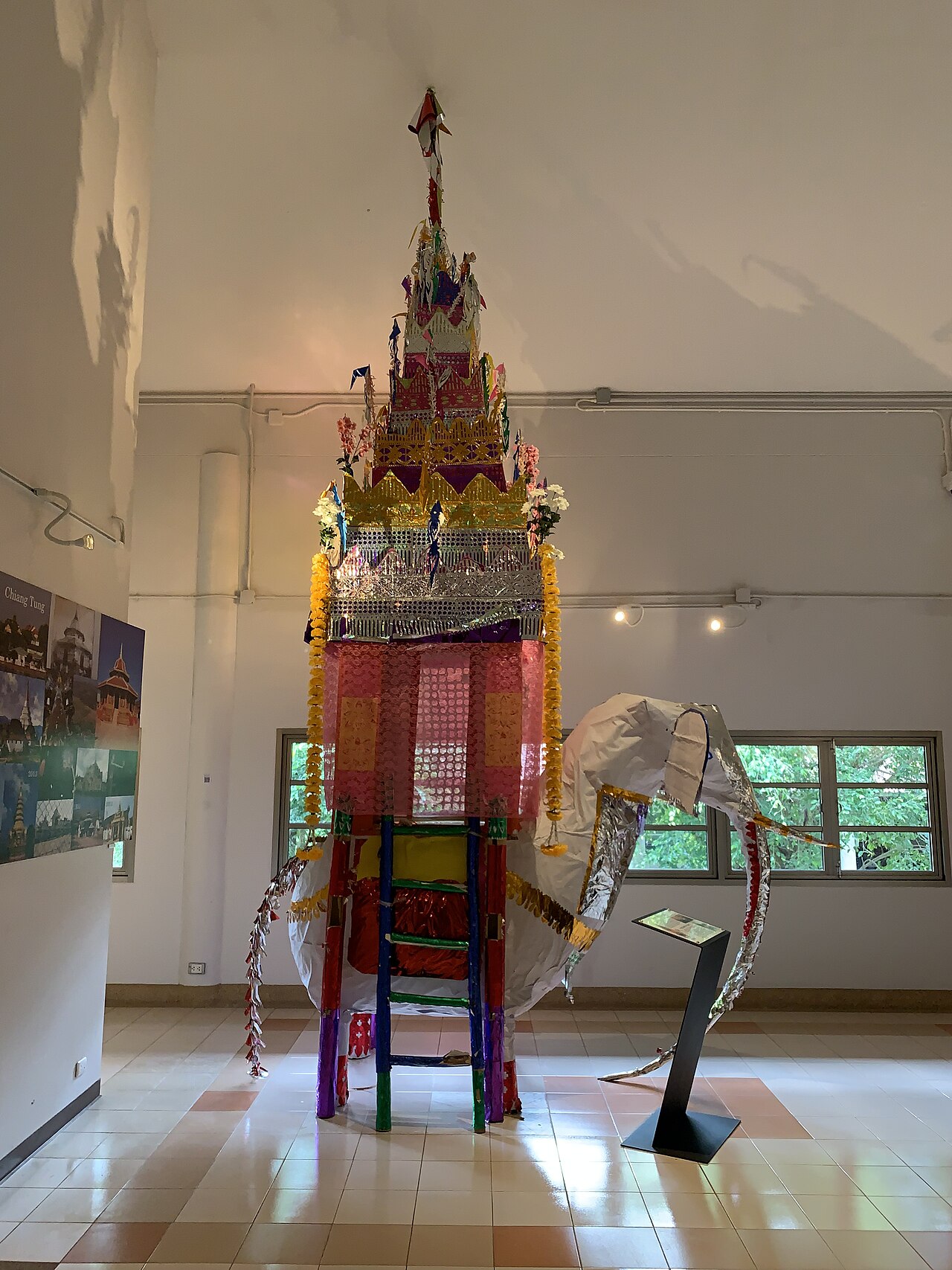 A Buddhist pulpit of the Blang people