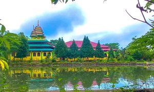 A Bathou temple; Bathou is the traditional religion of the Bodo