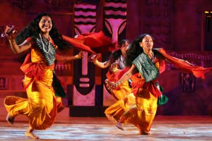 Bodo girls performing a traditional dance