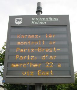 The Breton language